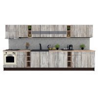 Bucatarie MARINA NEW 400 Wenge / Decor K084